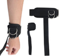 2Pcs Weightlifting Wrist Straps with D Ring