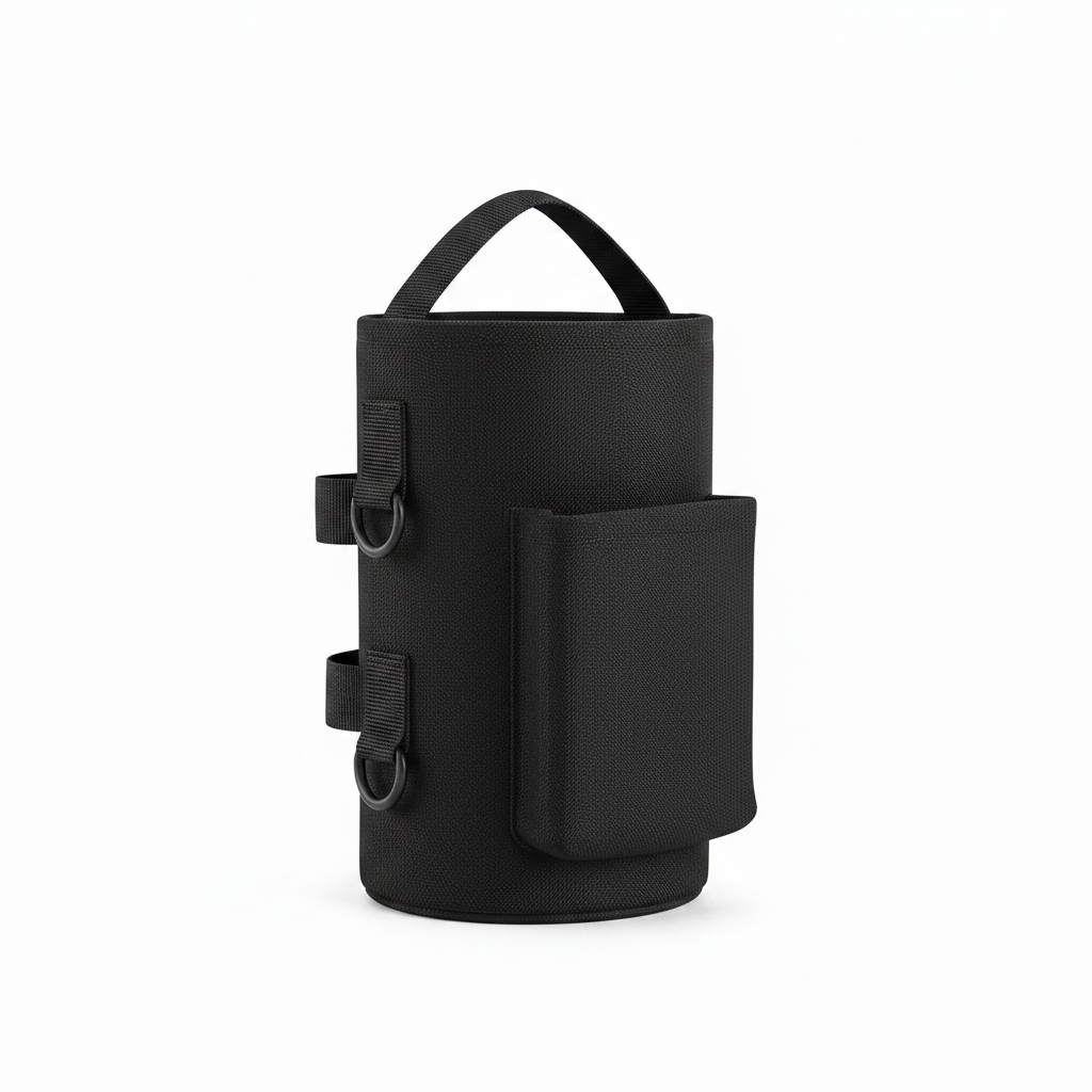 IronGrip Magnetic Gym Caddy Bag – Angled View
